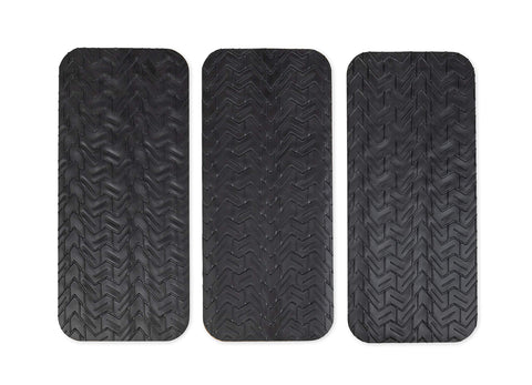 Camco 42970 RV Step Treads, 3 Pack - Provides Ideal Traction and Surface Protection for RV Steps and Cargo Ramps - Securely Adheres to Most Surfaces, Black