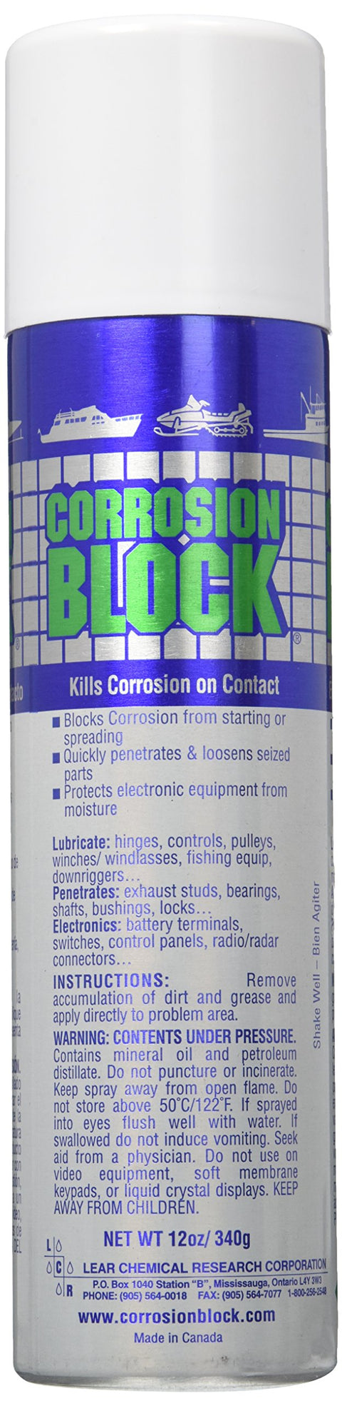 H&H CB12 Corrosion Block, 12-Ounce Aerosol Can