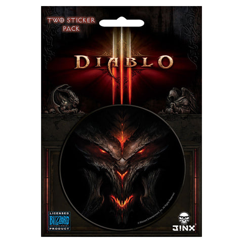 JINX Diablo III Face Sticker, Multi-Colored, 3"