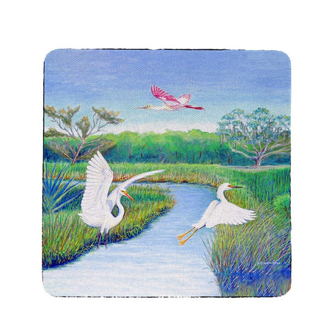 Betsy Drake CT1105 Marsh Wings Coaster - Set of 4