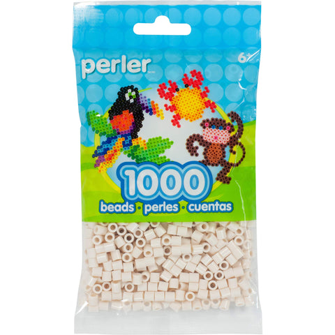 Perler Beads Fuse Beads for Crafts, 1000pcs, Toasted Marshmallow White