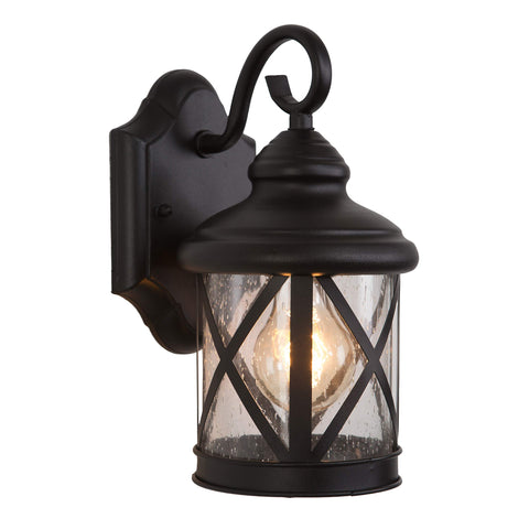 Yosemite Home Decor 5041BL-S Mahony Collection 6.50-Inch Incandescent Exterior, Black Finish, 18 Piece