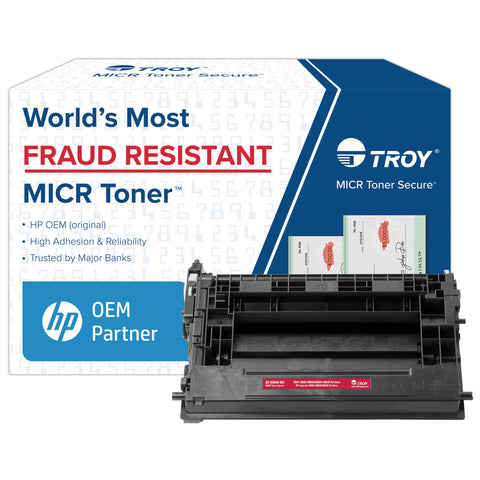 Troy 0282040001 37a MICR Toner Secure, Alternative for Hp Cf237a, Black
