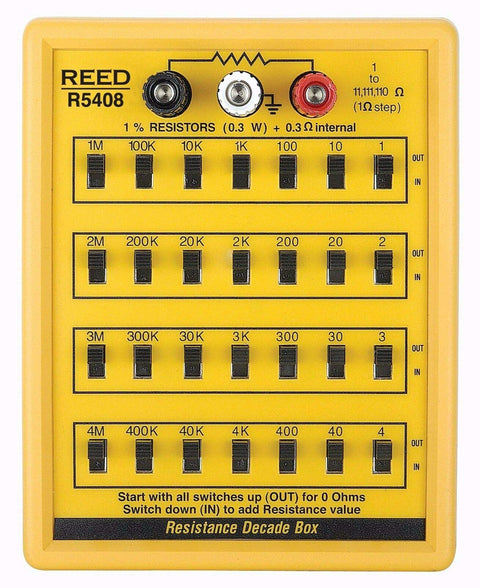 REED Instruments R5408 Resistance Decade Box