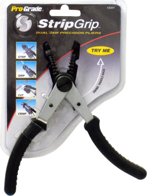 Pro-Grade 15091 Strip Grip Dual Jaw Pliers