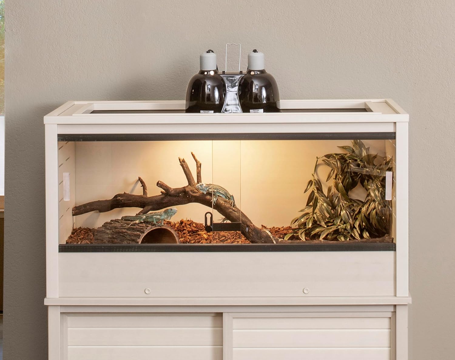 New Age Pet® ECOFLEX 36" Medium Mojave Reptile Habitat Enclosure Lounge in Maple