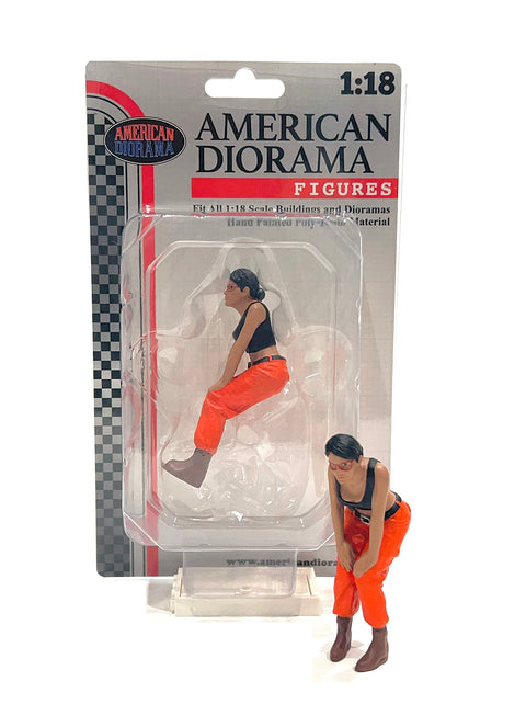 American Diorama Hip Hop Girls Figure 4 for 1/18 Scale Models