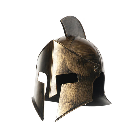 UNDERWRAPS Costume Gladiator Helmet Adult - Roman Soldier Helmet Adult for Halloween Costume, Roman Helmet Centurion Spartan Costume (Gladiator Bronze, OS)