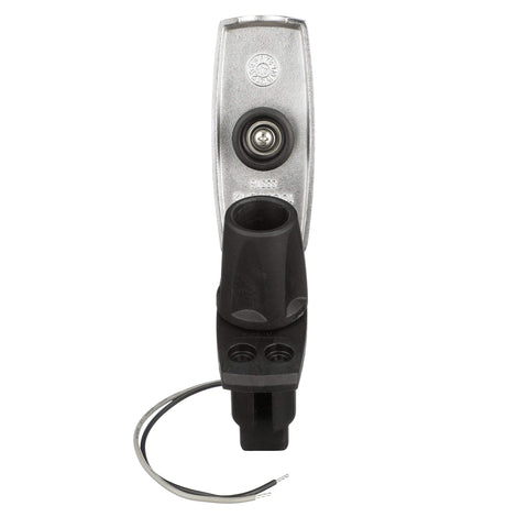 Attwood 910V2SS-7 LightArmor™ 910V Series Rectangle Plug-in Light Base — for All-Around Pole Light, 2-Pin, Black Stainless Cover