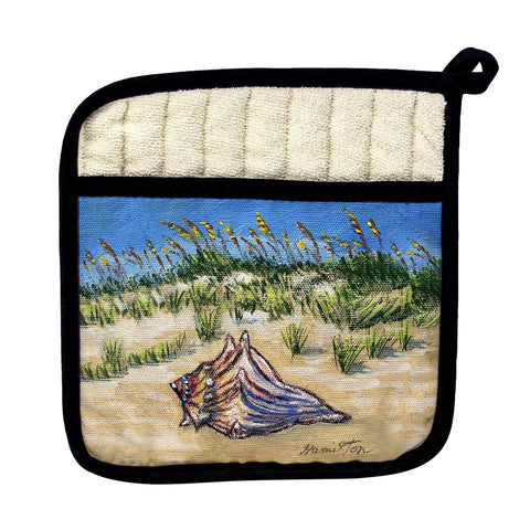 Betsydrake PT1167 Conch Found Pot Holder