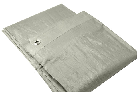 NA Erickson 57025 Silver Heavy Grade Poly Tarp, 16' x 20', 1 Pack