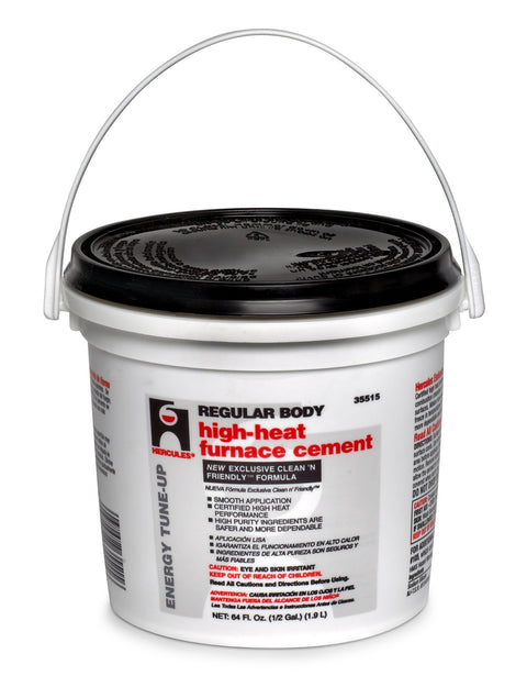 Oatey 35515 Regular Body High Heat Furnace Cement, 1/2 Gallon Bucket
