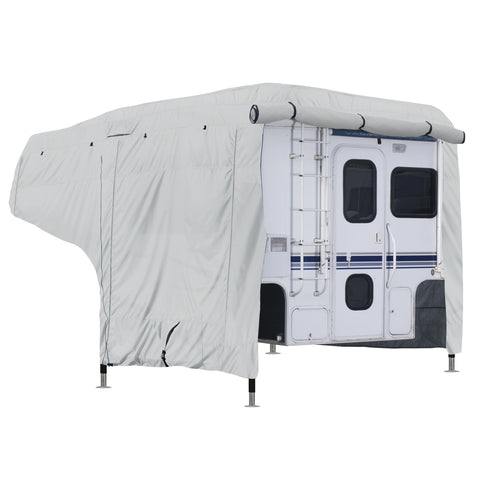 Classic Accessories Over Drive PolyPRO 3 Molded Fiberglass Travel Trailer Cover, Fits 8' - 10' Trailers