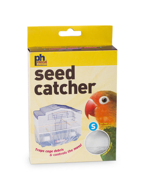 Prevue Pet Products 820W Mesh Bird Seed Catcher, White, Small/7"