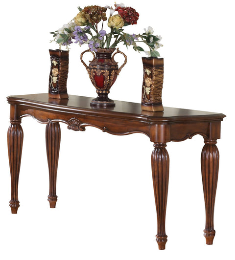 Acme Dreena Rectangular Wooden Sofa Table in Cherry
