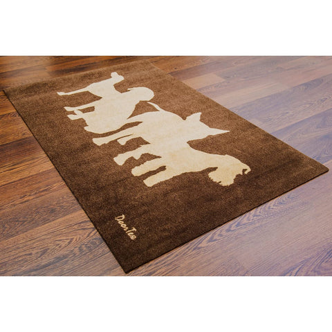 P-Tex Wash Utility Room Pet Mat 24" x 39" Dog Design