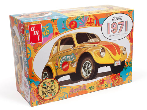 Skill 3 Model Kit Volkswagen Superbug Gasser Coca-Cola 1971 The Unity Collection 1/25 Scale Model by AMT