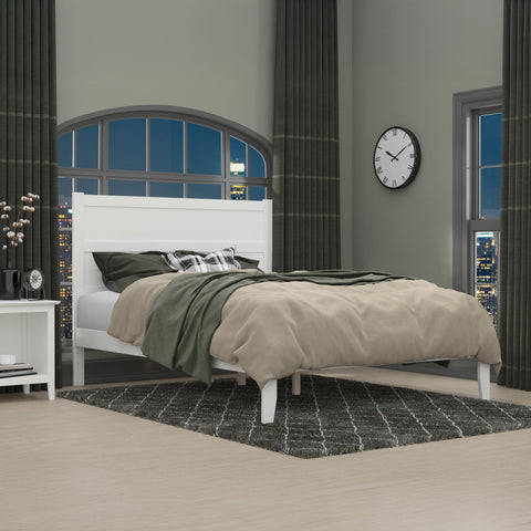 AFI, NoHo Queen Platform Bed, White