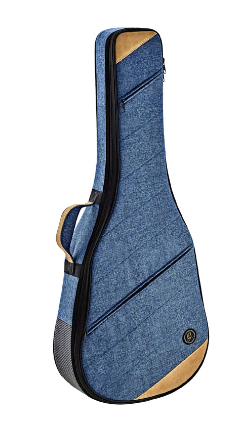 Ortega Guitars Size Guitar Case-22 mm Soft Padding w/Hardened Frame, Right, Ocean Blue, Full Classical (OSOCACL-OC)