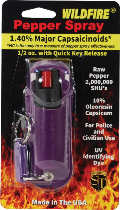 WildFire 1.4% MC 1/2 oz Halo Rhinestone Holster Purple