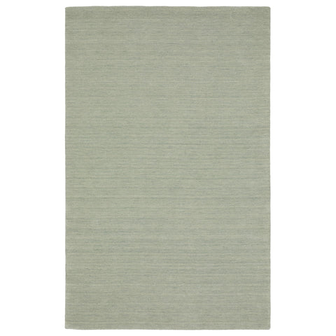 Oriental Weavers Aniston II Hand-Made Wool Area Rug - 27115-10' x 13' - in Solid Silver - Classic Casual Style, Hand-Made Wool Rugs, Family, Dining, Living Room Rug
