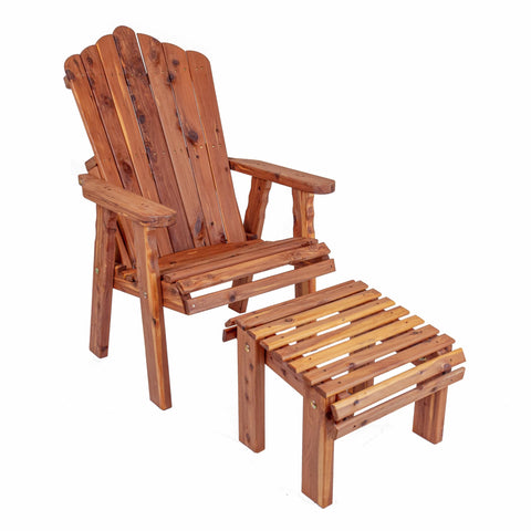 American Furniture Classics Model 518WWTB Rocking Chair in Weatherwood with a Tudor Brown Base Made in the USA and Constructed from High Density Poly Resin