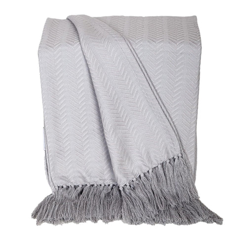 Parkland Collection Best Grey Cotton Throws at Affordable Price from