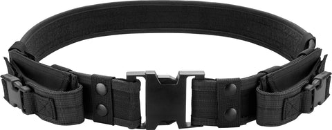 Loaded Gear CX-600 Heavy Duty Utility Tactical Belt - Removable Pouches, Adjustable 34"-44" for Camping, Hiking, Hunting, Military, Airsoft, Survival