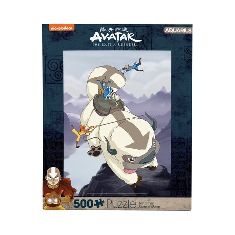 AQUARIUS Avatar The Last Airbender Appa 500 Piece Jigsaw Puzzle – Anime Merch Puzzles Collectible Gifts 14"x19"