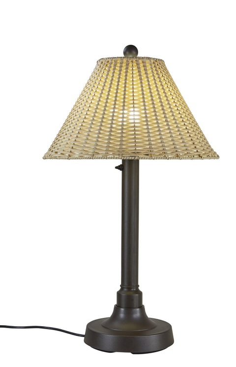Patio Living Concepts 19217 Tahiti Outdoor Table Lamp with 2" Tubular Body, 34"