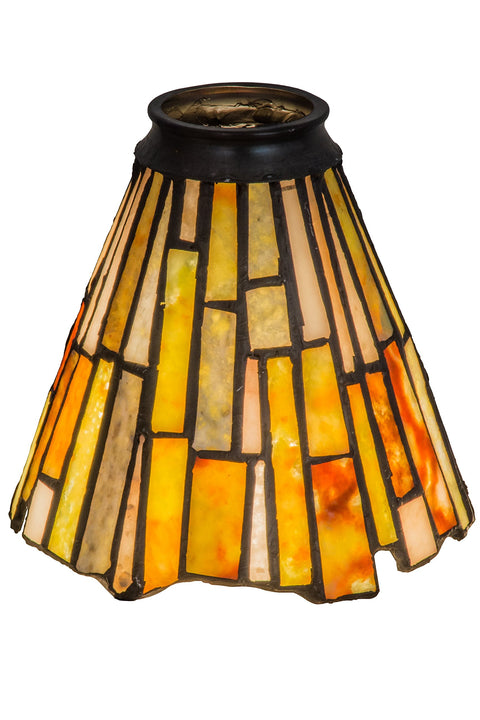Meyda Tiffany 65093 Delta Jadestone Fan Light Shade, 5" W
