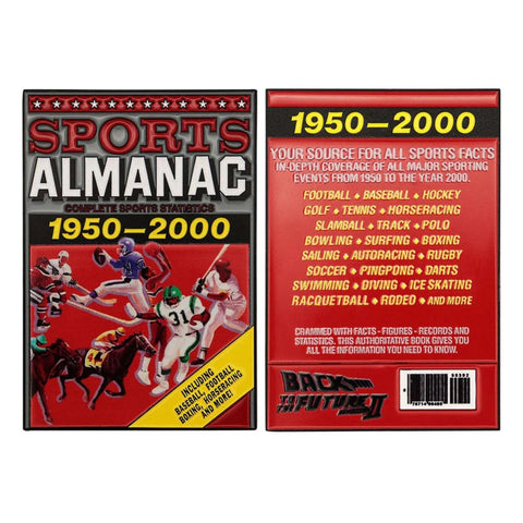 Back To The Future Limited Edition Sport Almanac Replica Ingot