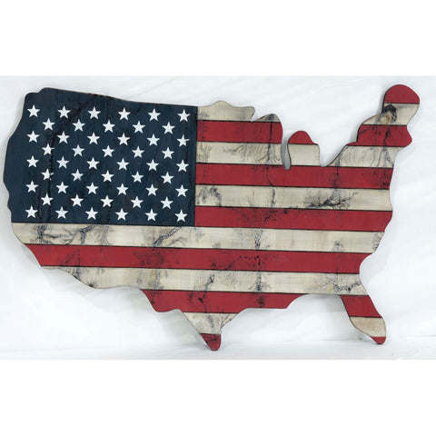 Home Decorative Wood USA Americana Wall Art