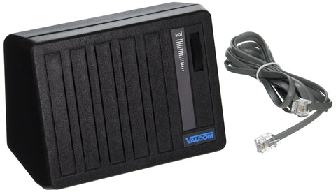 Valcom V-763-BK One Way Desktop and Wall Speaker, Black
