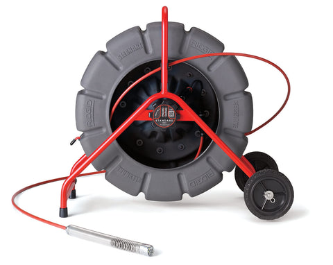 RIDGID 63603 200' Standard SeeSnake Self Leveling TruSense Sewer Camera Reel, Sewer Inspection