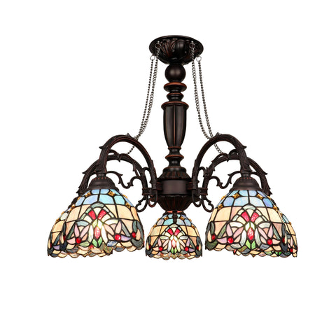 Chloe Lighting GRENVILLE Victorian-Style Dark Bronze 5-Light Large Chandelier 27" Wide