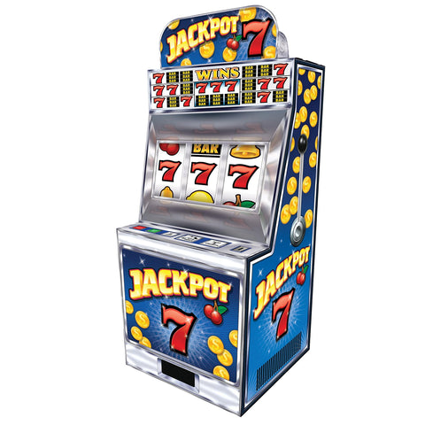 3D Slot Machine Stand Up Decoration - 12.75' - Multicolor