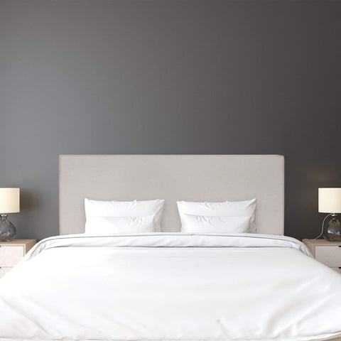 Furinno Roanne Plain Headboard Fog Queen