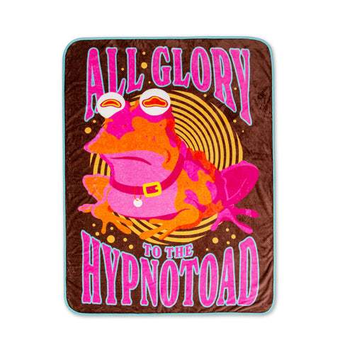 Futurama Hypnotoad Fleece Throw Blanket | Soft Polyester Cover for Sofa, Bed | 45 x 60 Inches