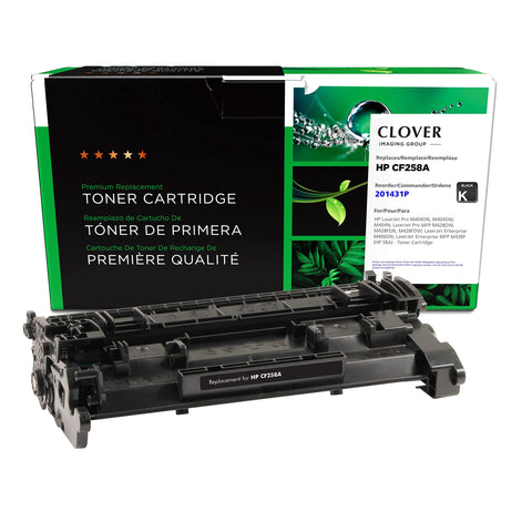 Clover Remanufactured Toner Cartridge Replacement for HP 58A (CF258A) | Black