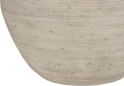 Lighting, 25''H, Table Lamp, Cream Concrete, Beige Shade, Contemporary