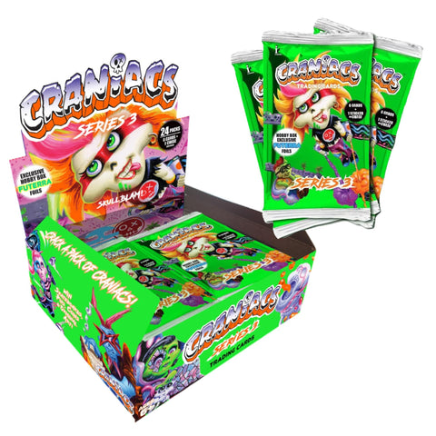 CRANIACS TRADING CARDS SERIES 3 SKULLBLAM HOBBY BOX