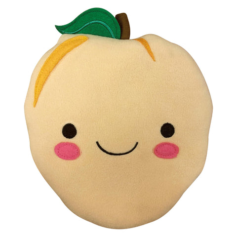 GAMAGO Peach Heating Pad & Pillow Huggable - Microwavable Heat Pad for Cramps, Aches & Anxiety Relief - This Adorably Cute Heat Pack is Stuffed with Eco-Friendly Buckwheat & Dried Lavender - 8"