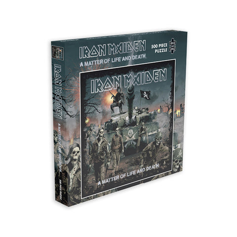 RockSaws - Iron Maiden A Matter of Life & Death (500 Piece Jigsaw Puzzle)