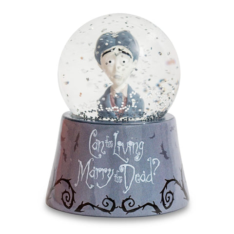 Tim Burton's Corpse Bride Victor Can The Living Marry The Dead? Light-Up Mini Snow Globe for Adults | 3 Inches Tall