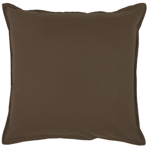 Rizzy Home Decorative Pillow Cover | Brown | 20"X20"