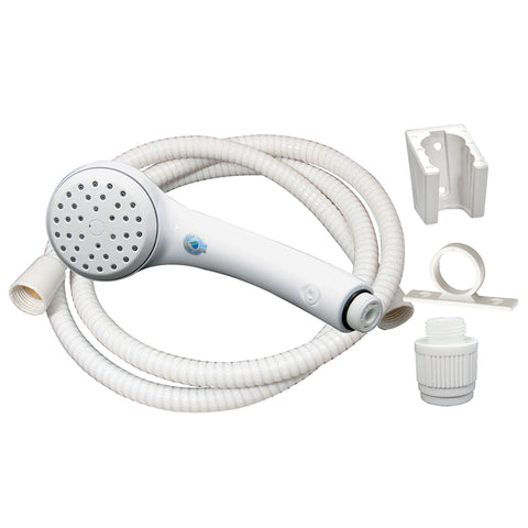 VALTERRA Phoenix Faucets PF276050 AirFusion Single-Function Shower Kit with Flow Controller - White