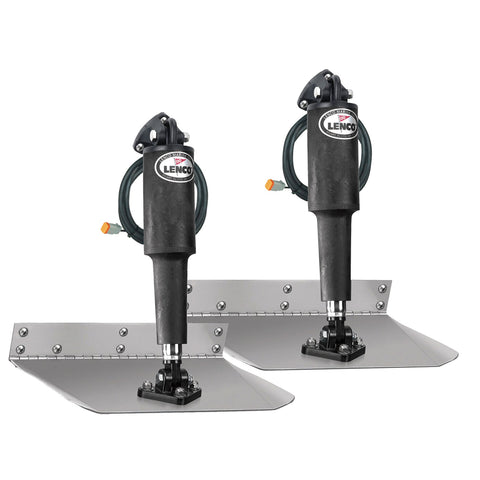 LENCO MARINE 15000-101 Trim Tab Kit, 9" x 9" 12V, Standard Mount