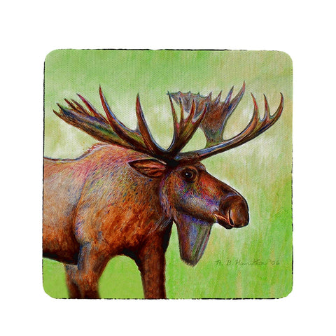 Betsy Drake Moose Coaster Set of 4