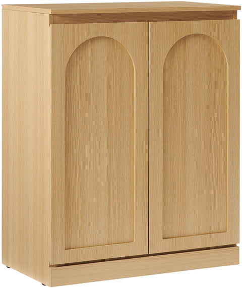 Crosley Furniture Marco Modern Kitchen Pantry Storage Cabinet with Shelves, Dining, or Laundry Room, Ash